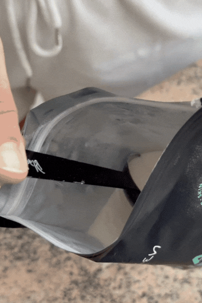 Scooping Collagen Powder