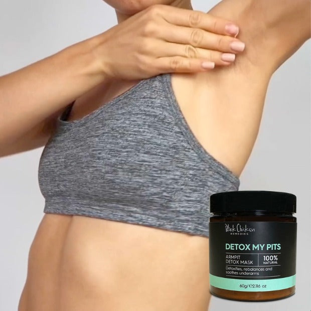 Detox underarms effectively with our Australian Made armpit detox mask