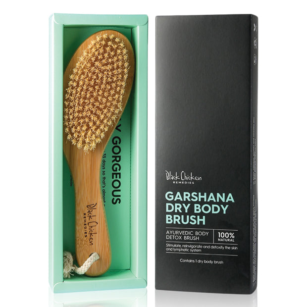 Ayurvedic Dry Body Brush for skin exfoliation