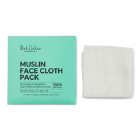 100% cotton, natural face cloths