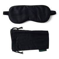 Vegan sleep eye mask with bag