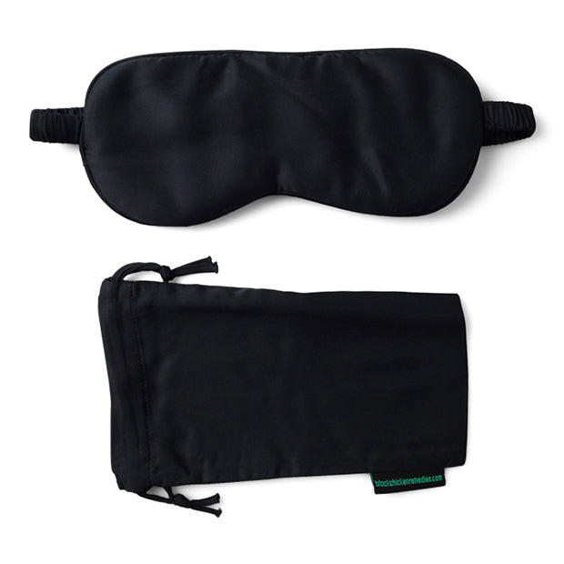 Vegan sleep eye mask with bag