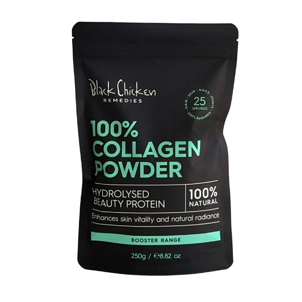Black Chicken Remedies 100% Collagen Powder packaging 