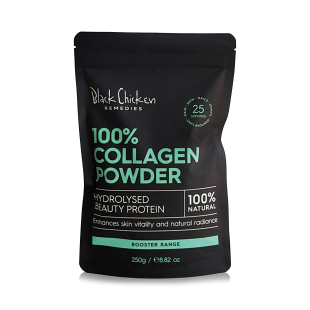 Black Chicken Remedies 100% Collagen Powder packaging 