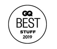 GQ Best Stuff 2019 logo in black and white