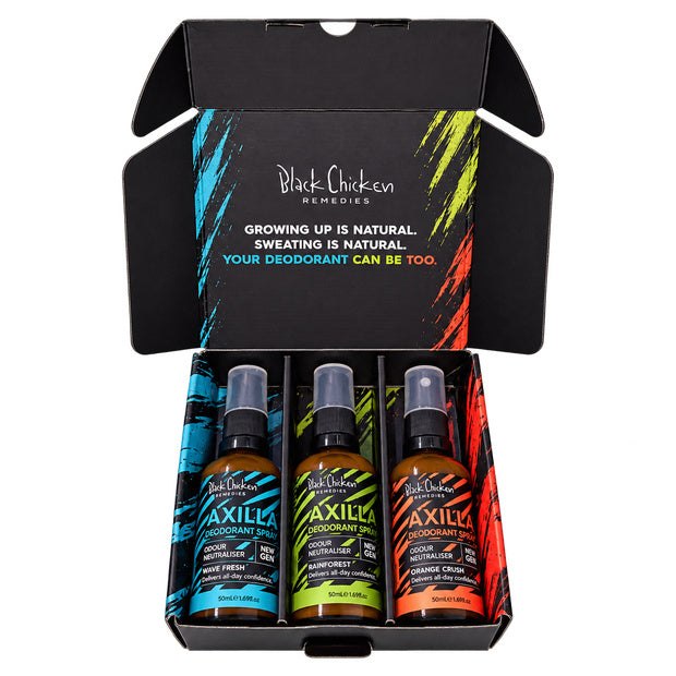 Axilla™ First Deodorant Trio Gift Pack - Teen & Kids