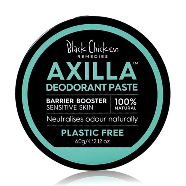Axilla™ Natural Deodorant Paste Barrier Booster - Plastic Free - 60g - 3 Pack