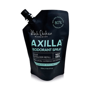 Black Chicken Remedies Axilla deodorant spray refill pouch 