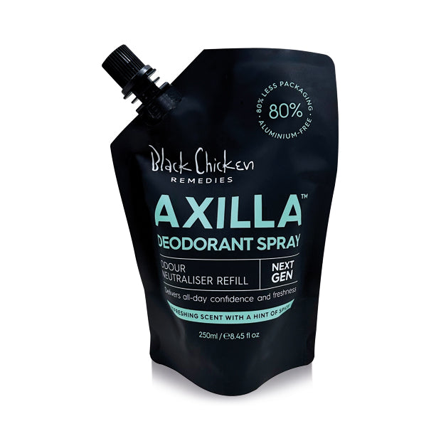 Black Chicken Remedies Axilla deodorant spray refill pouch 