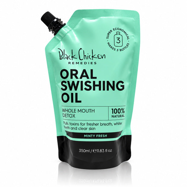 Contains 3 refills of Oral Swishing Oil