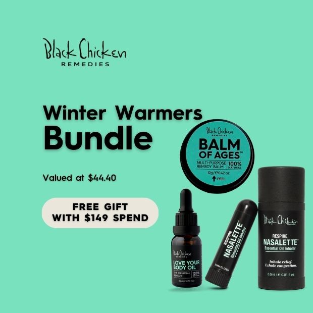 Free Winter Warmers Bundle, when you spend $149 AUD+