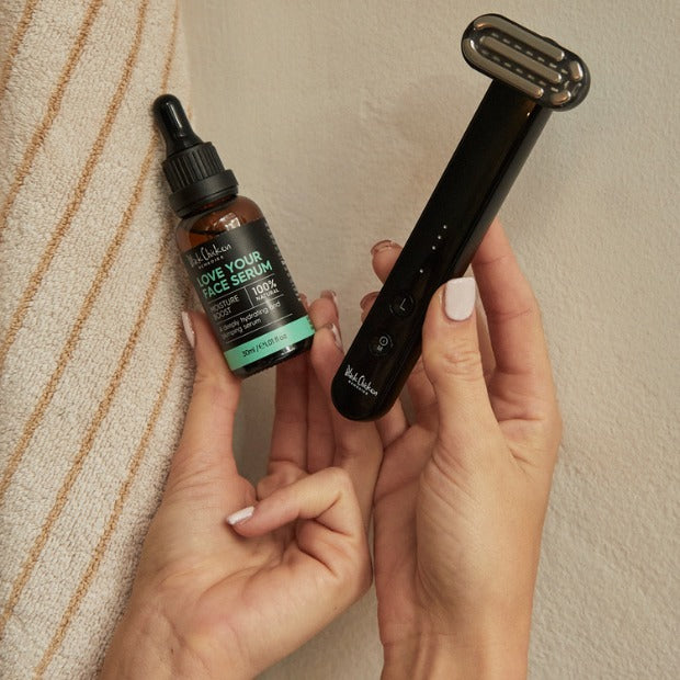 Face Serum and LED Wand