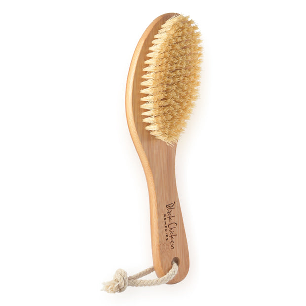 Vegan Dry Skin Brushing tool made from sustainable Bamboo and Sisal bristles