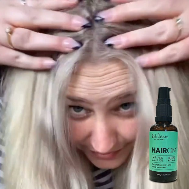 Natural hair treatment oil